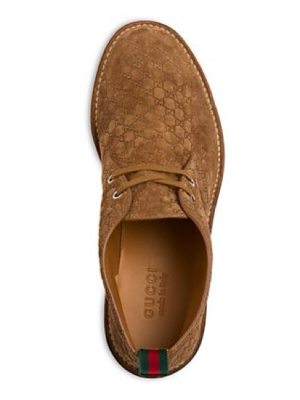 Gucci GG Brown Suede Chukka Desert Boots  Men’s Size 8 | US Men’s 8.5 - Picture 4 of 11